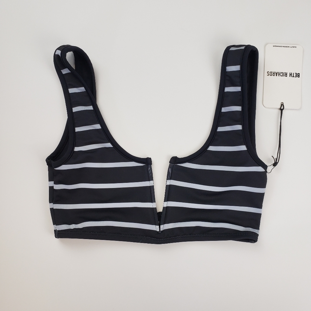 Beth Richards Nautical swim top size XS NEW